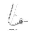 STAINLESS STEEL ANAL HOOK - MINI ONE BALL 20MM
